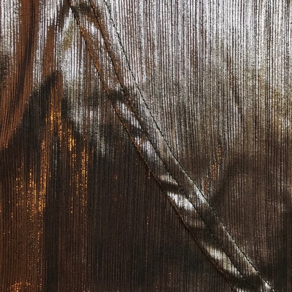 Venus Gold Faux Wrap Skirt, EUC, S - Picture 5 of 13